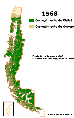 Esquema animado de la evolución administrativa de la Provincia de Palena
