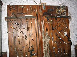 Herramientas de guarnicionero y talabartero