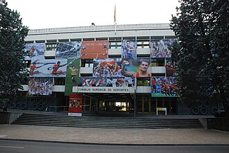 Sede del Consejo Superior de Deportes en la Ciudad Universitaria de Madrid