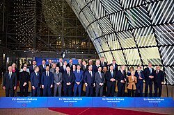 Cumbre institucional entre la Unión Europea y los Balcanes Occidentales.