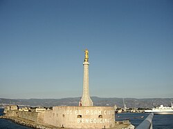 Imagen de la Madonna della Lettera en Mesina