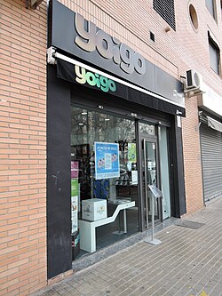 Establecimiento comercial de Yoigo