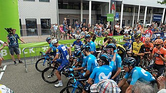 Imagen representativa del desarrollo del BinckBank Tour 2018
