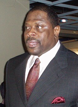 Pat Ewing en un evento público