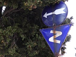 Antiguas señales de tráfico