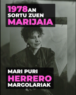 Retrato y datos biográficos de Mari Puri Herrero