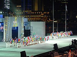 Banderas de los países participantes en Singapur 2010