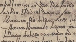 Imagen de los palimpsestos del catálogo estelar analizados mediante tecnología multiespectral