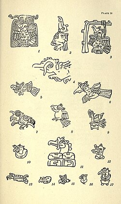 Representación de pavos ocelados en códices mayas