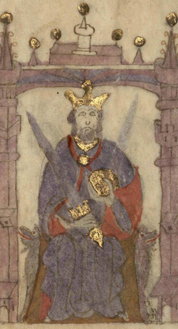 Miniatura medieval de Alfonso VII