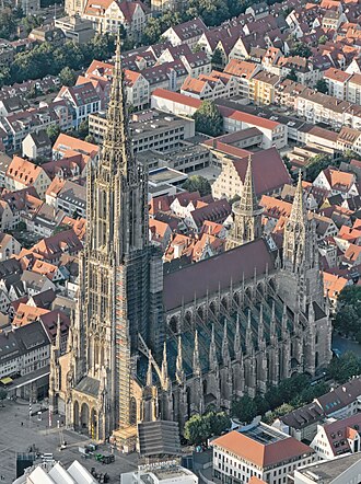 Vista exterior de la Catedral de Ulm