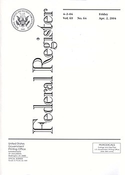 Portada del Registro Federal