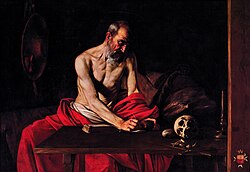 San Jerónimo escribiendo en Malta