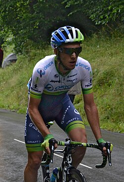 Simon Yates compitiendo en el Tour de Francia 2014