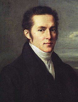 Retrato juvenil de Carus en 1800