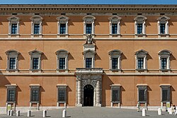 Fachada occidental del Palacio de Letrán