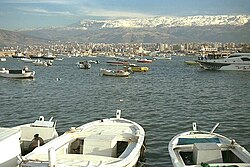 Vista general de la zona costera de El Mina