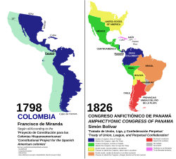 Límites proyectados por Francisco de Miranda en 1798