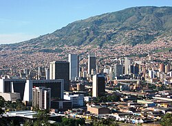 Panorámica del centro de Medellín