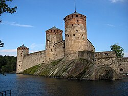 Castillo de Olavinlinna en Savonlinna