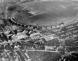 Aviones en Tempelhof tras la guerra