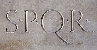 Inscripción SPQR