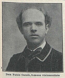 Casals hacia el año 1909