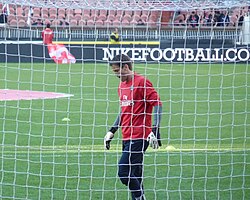 Retrato de Mickaël Landreau, el futbolista con mayor número de partidos disputados en la historia de la Ligue 1.