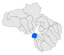 Mapa de la Alta Cerdaña