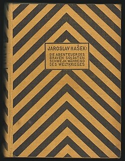 Portada y detalles bibliográficos de El buen soldado Švejk