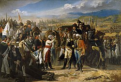 Cuadro histórico titulado La rendición de Bailén pintado por José Casado del Alisal en 1864, expuesto en el Museo del Prado.