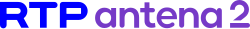 Logo y elementos representativos de RTP Antena 2