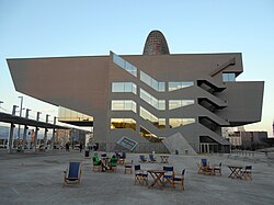 Edificio Disseny Hub construido en Barcelona entre 2008 y 2013.