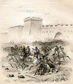 La captura conjunta de Bari por las tropas franco-lombardas en el 871.