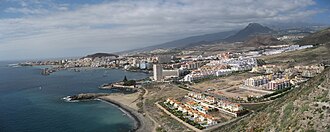 Vista de Los Cristianos