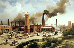 Factoría de August Borsig en 1847