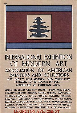 Cartel oficial del Armory Show de 1913