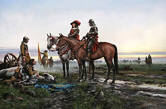 Óleo de la batalla de Valenciennes titulado La Última Gran Victoria