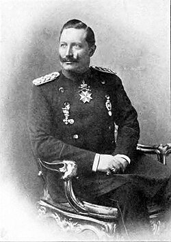 El káiser Guillermo II de Alemania