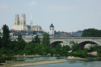 Vista de la ciudad de Orléans