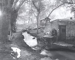 Fotografía histórica que muestra la zona de Las Vegas en el año 1895