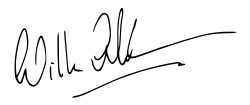 Firma institucional de Guillermo Alejandro