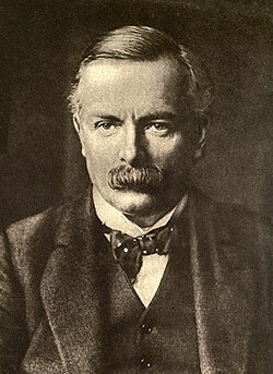 Retrato de David Lloyd George