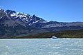 Iceberg flotando en el Lago Viedma