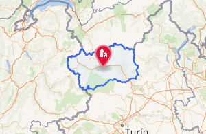 Mapa detallado del Valle de Aosta