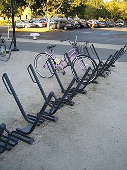 Ciclistas en las calles de Davis