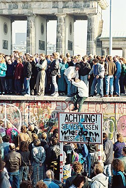 La caída del Muro de Berlín