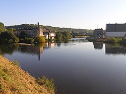Confluencia del río Vesdre y el Ourthe en Chênée