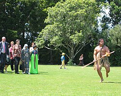 Bienvenida en un marae