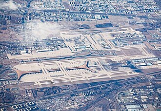 Vista general del Aeropuerto Internacional de Pekín